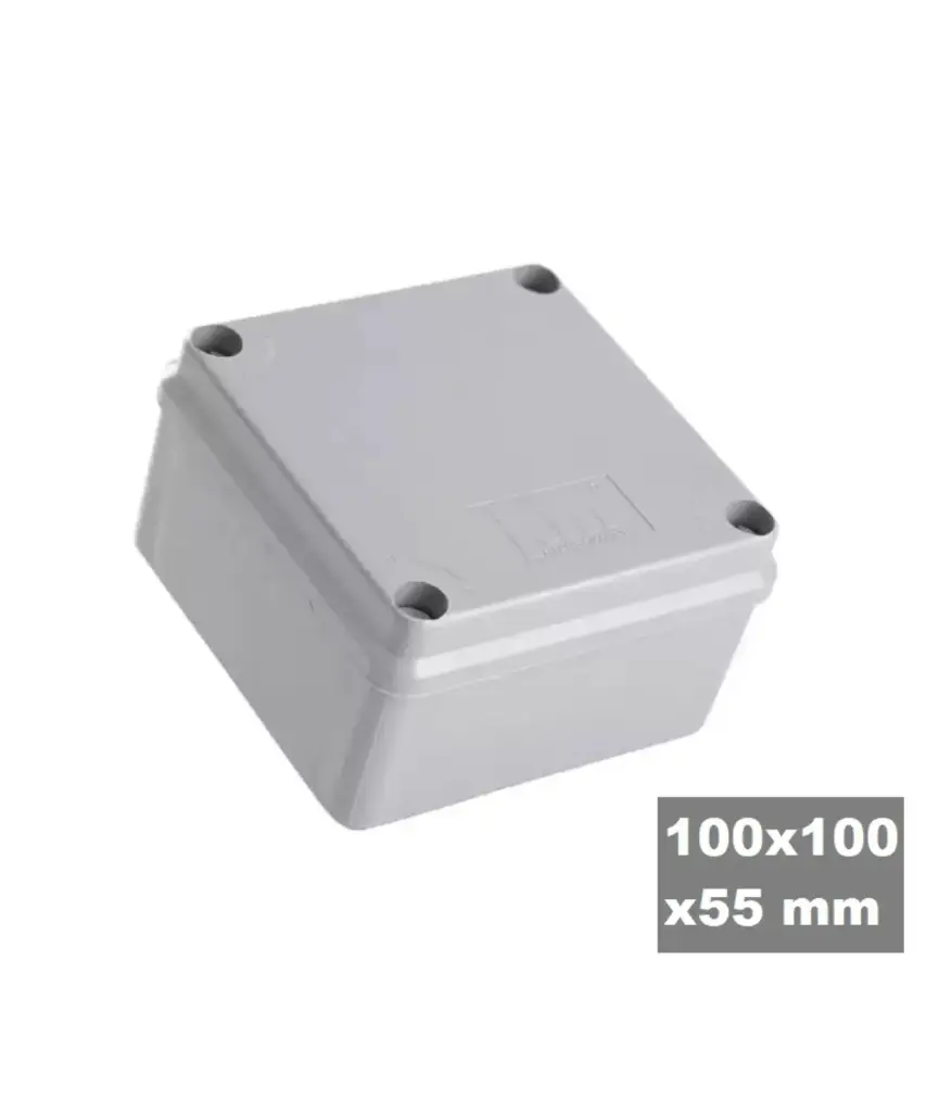 Caja de distribucion PVC 100*100*55MM  (JSL)