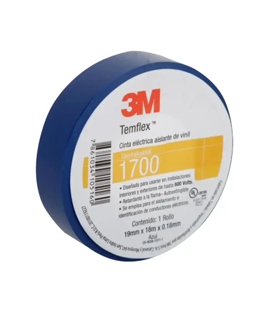 Cinta aislante Azul 20 yds 3M/AMERICANLITE
