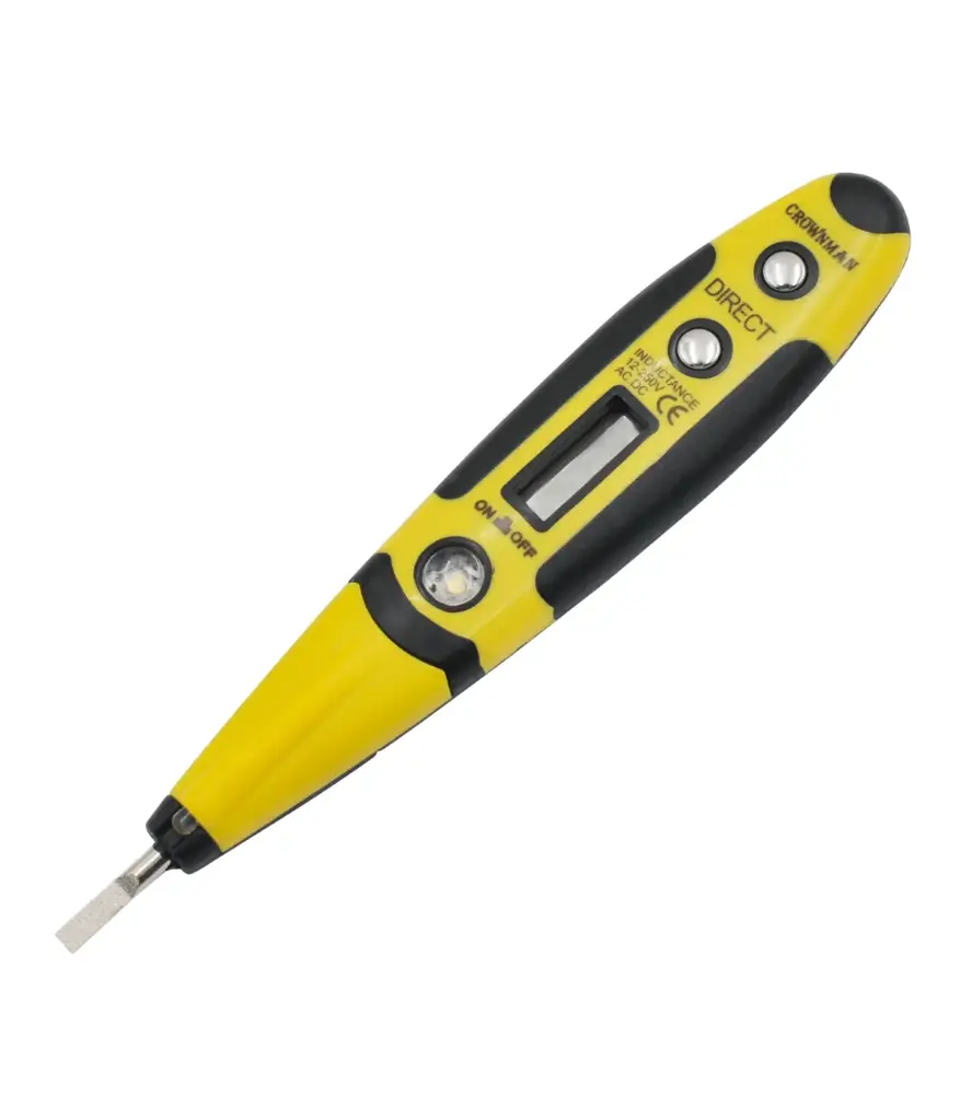 Comprobador /corriente-voltaje 12-250v AC.DC Digital CroWnman 1728011