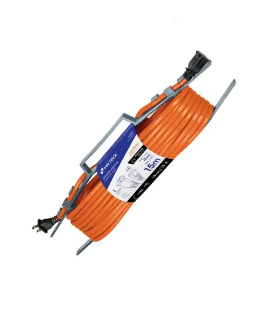 Extension 30m (3 servicio) naranja 2x16 VOLTECK