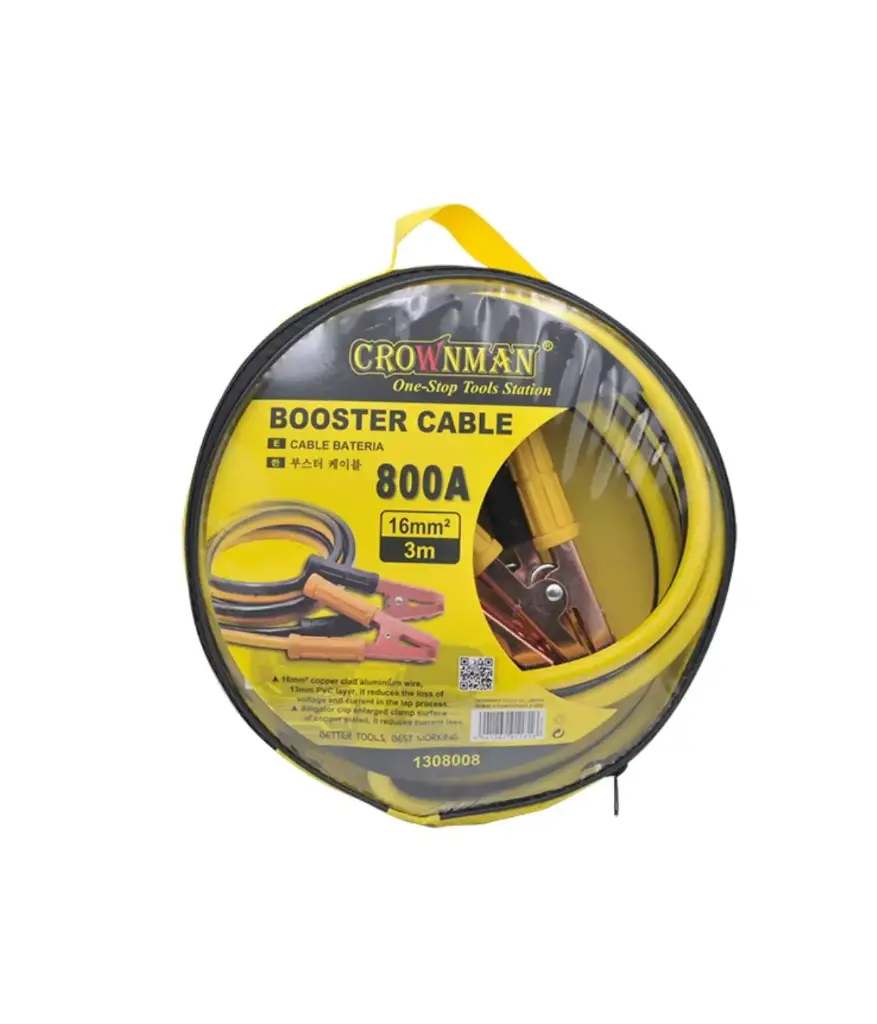 Lagarto p/bateria c/chicotes 800 Amp (3m) c/cable CROWNMAN