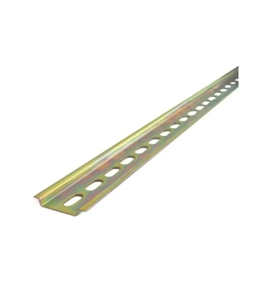 Riel P/CONTACTOR 35MM *1MT PERFORADO acero/aluminio