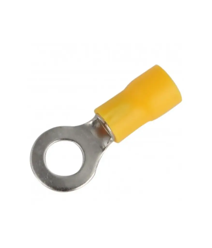 Terminal ojo 1/4  Amarillo  12-10
