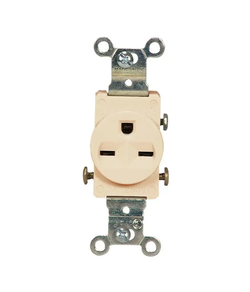 Tomacorriente cooper/eaton chino 220v (816V) p/empotrar BEIGE