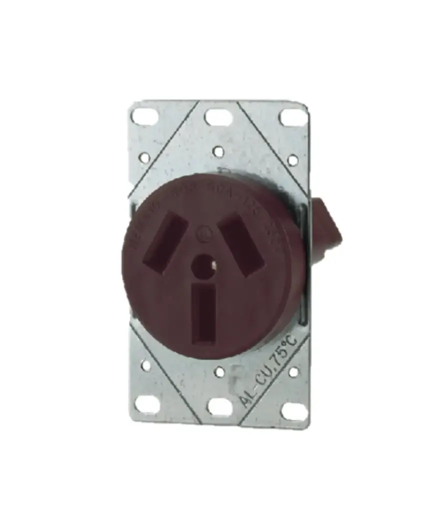 Tomacorriente p/gallina p/sold COOPER 32B 50AMP (CWD) p/empotrar caja
