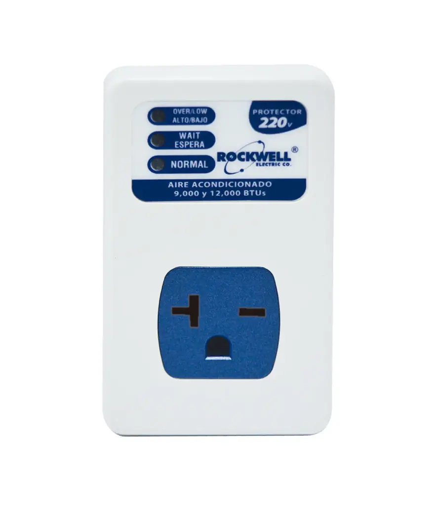 Toma Protector Voltaje 1serv. 220V 10A /CHINO TUERTO E39404 SLIMFIT 