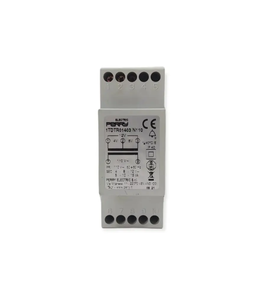 Transformador para cerradura electrica 110v-12v VIRO 1403/PERRY