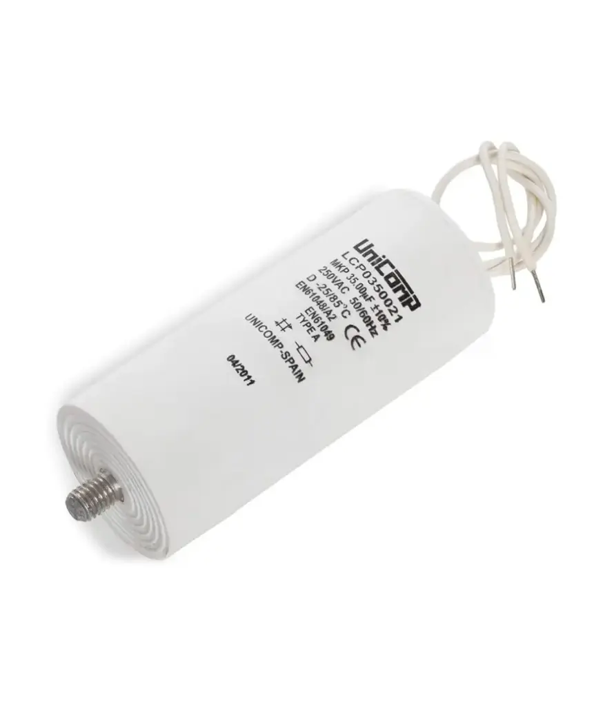 Capacitor 35UF 250 VAC PLASTICO