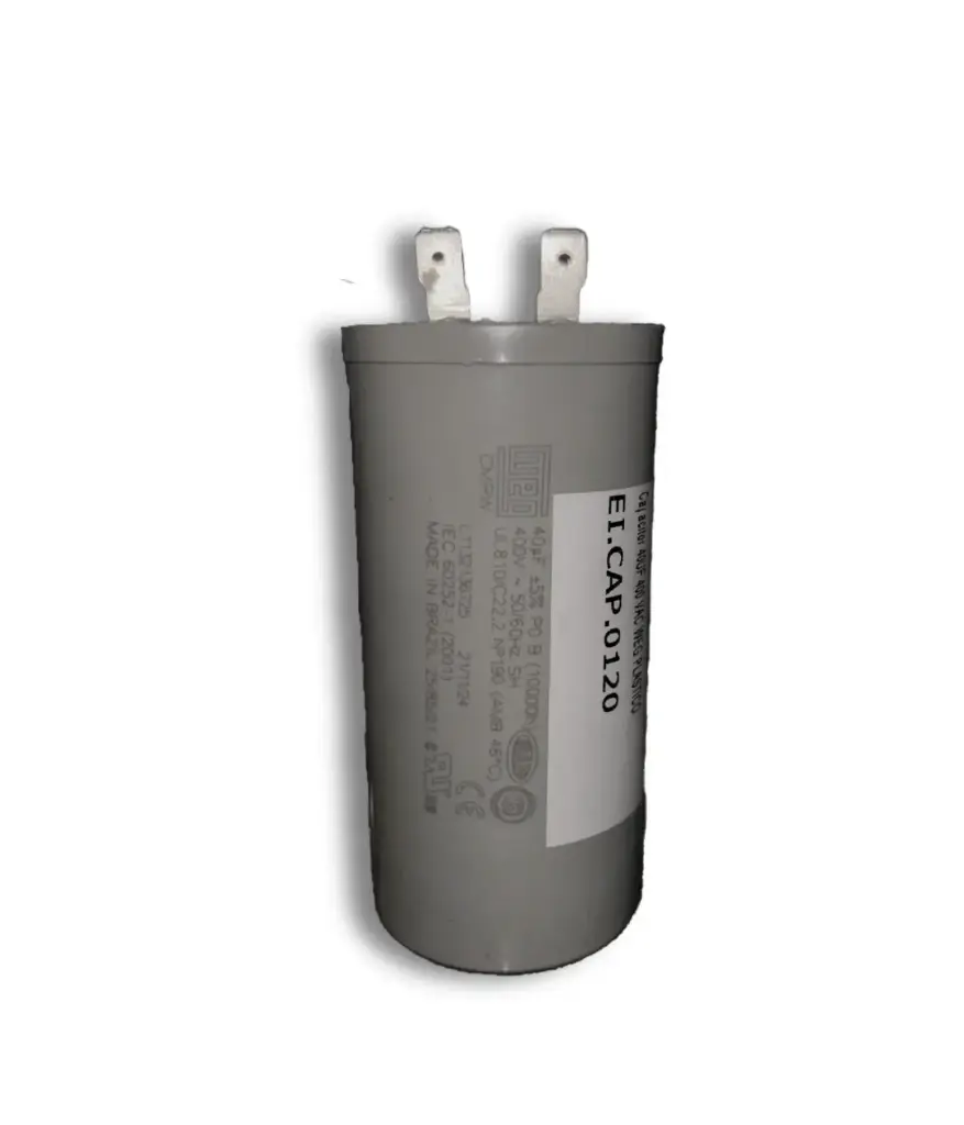 Capacitor 40UF 400 VAC WEG PLASTICO
