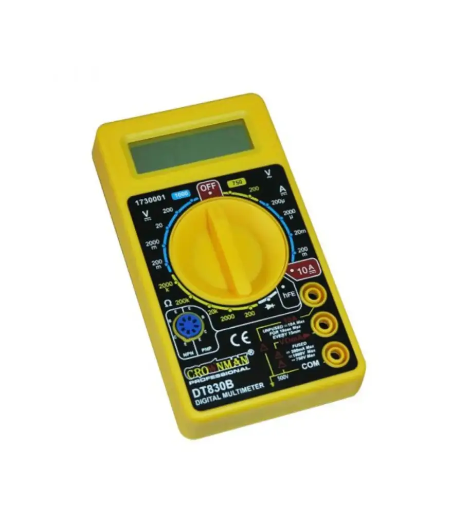 Multimetro Digital DT830B CroWnman 1730001