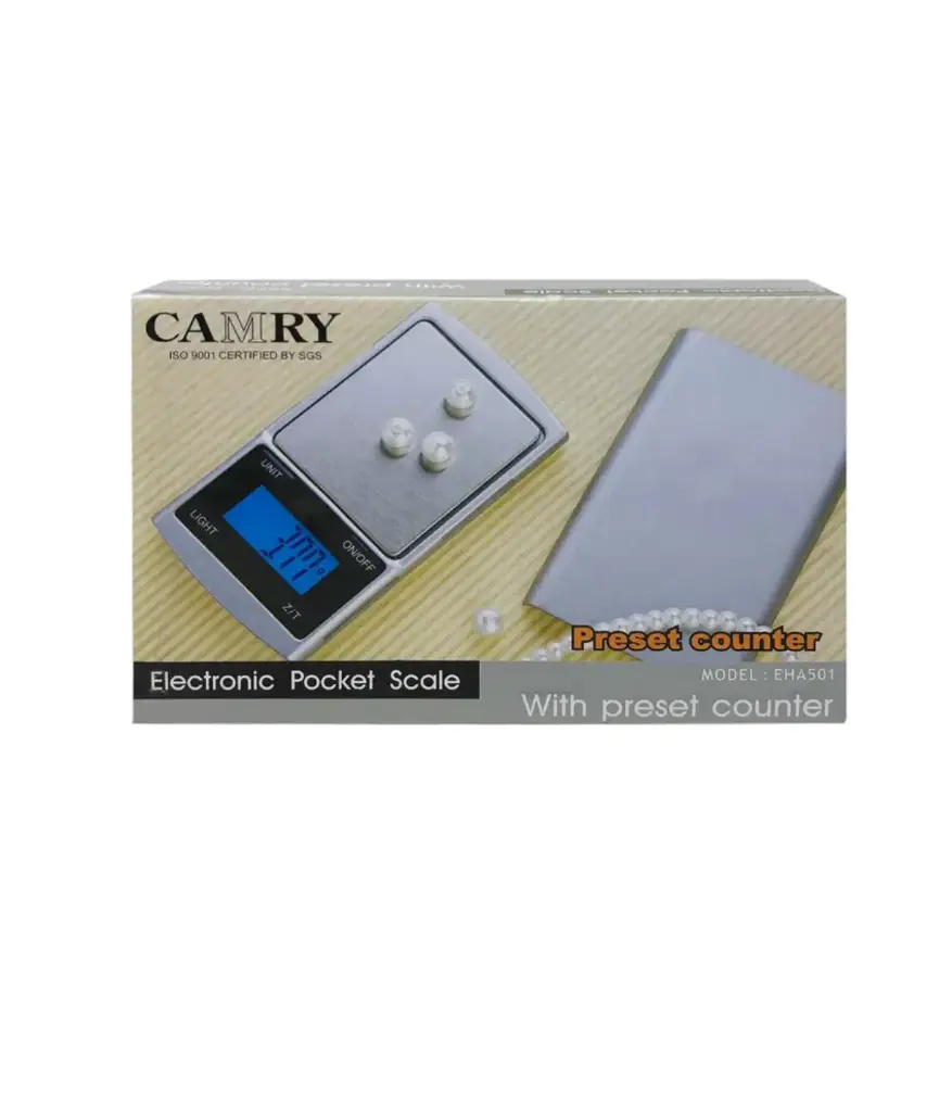 Balanza digital gramera CAMRY 100gr (EHA501) pantalla luz azul