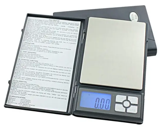 Balanza digital gramera SHINE 2000gr/0.1G FS-7408 (SF-820) negra