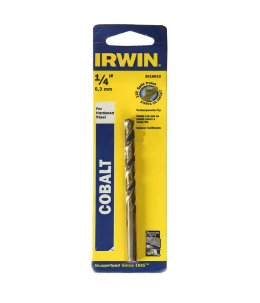 Broca COBALTO  1/4" hss IRWIN 3016016 (63116)
