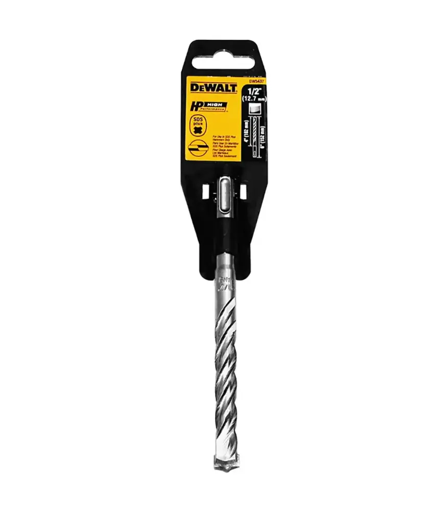 Broca p/Roto Martillo 1/2" x 6" DeWalt DW5437 SDS PLUS
