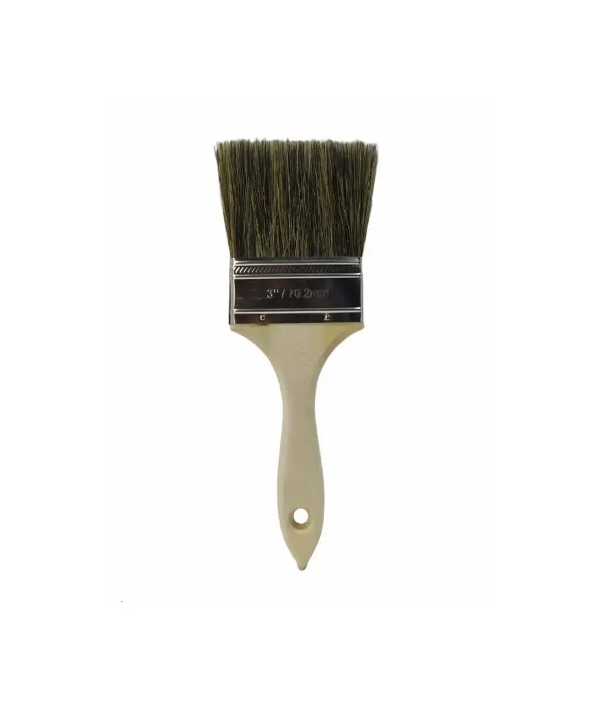 Brocha 3" Mango Natural LIZA