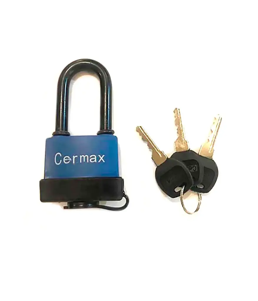 Candado 58MM hierro recubierto Vinyl g/largo CERMAX 5755