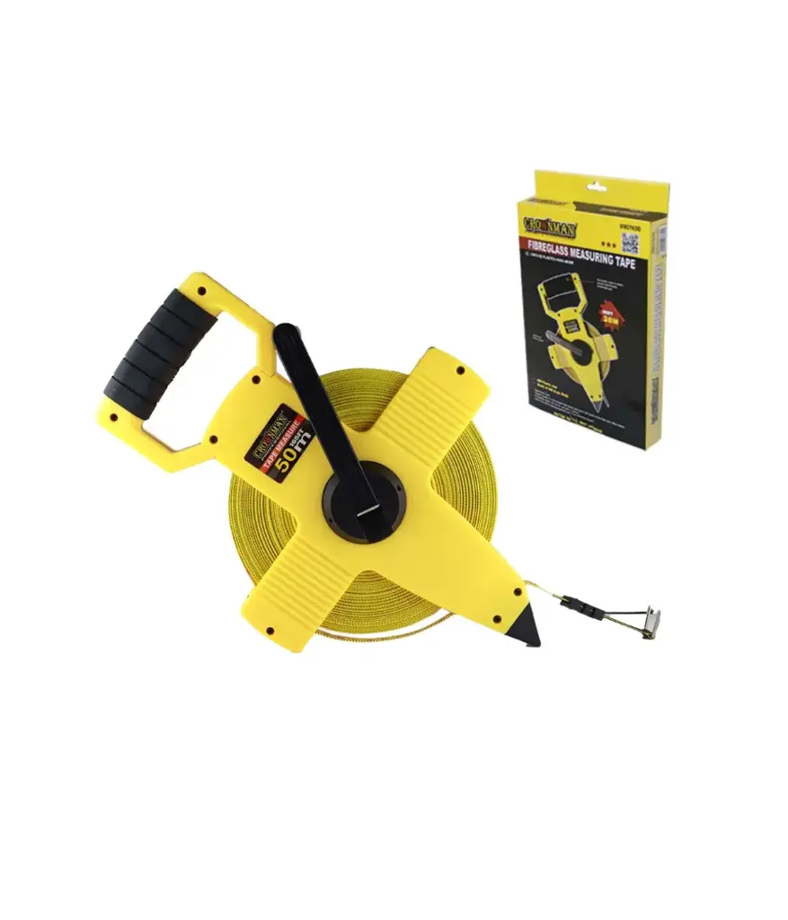 cinta metrica 50mts Fibra vidrio CROWNMAN (0907650)