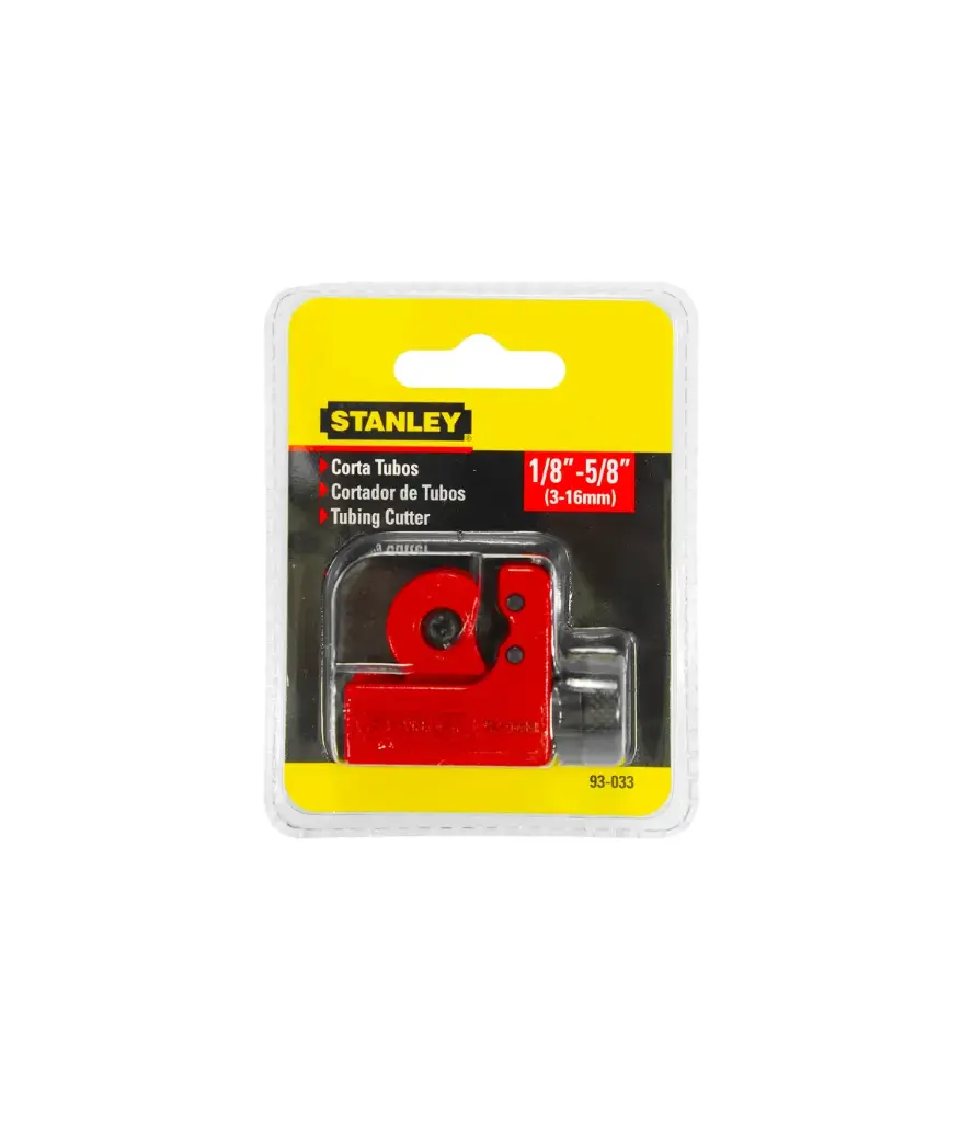 corta cañeria 93-033 de 1/8 a 5/8 STANLEY