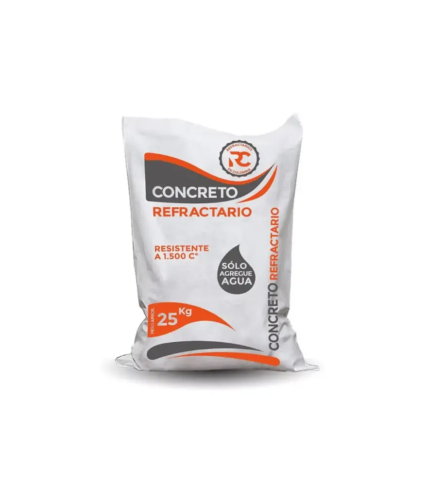 CONCRETO REFRACTARIO ERECOS 1480C 25KG/SACO (FUNDIR) CONCRAX 1500 SR