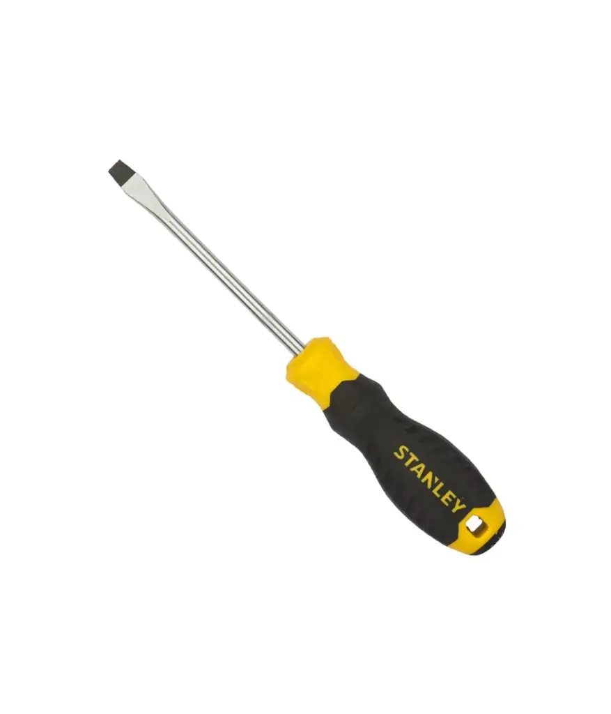 Destornillador p/iman. plano 1/4"x4" Stanley Cushiongrip (STMT60826-840B)