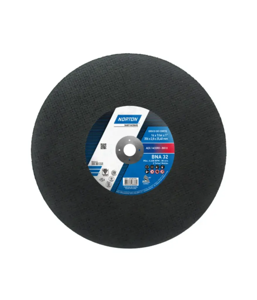 Disco de corte 14*7/64*1 metal norton