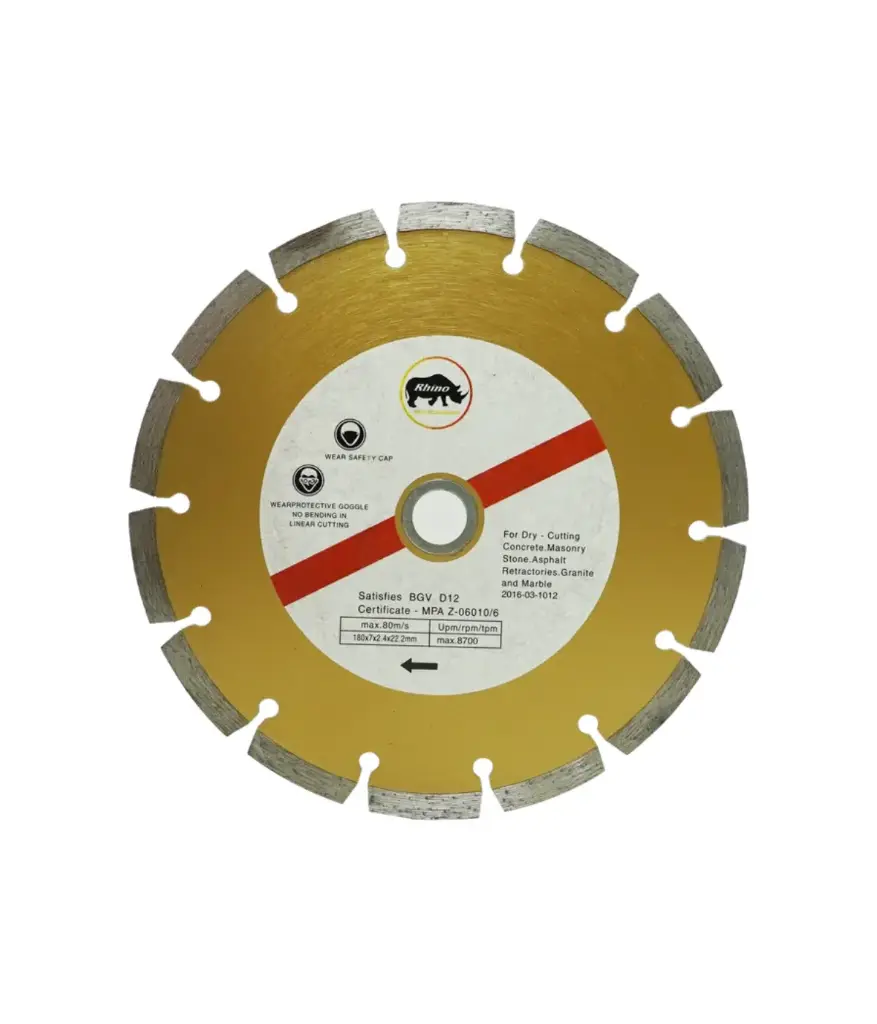 Disco de diamante 7" Rhino SEGMENTADO