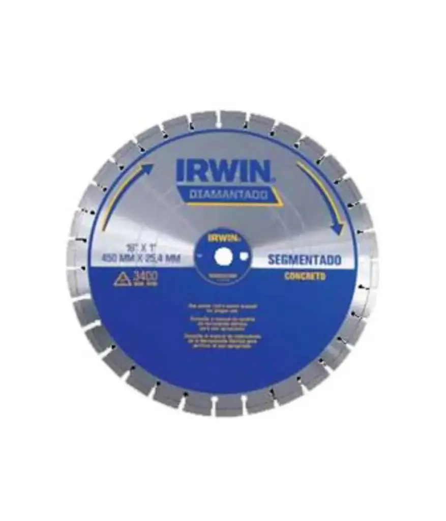 Disco de diamante 7" segmentado IRWIN