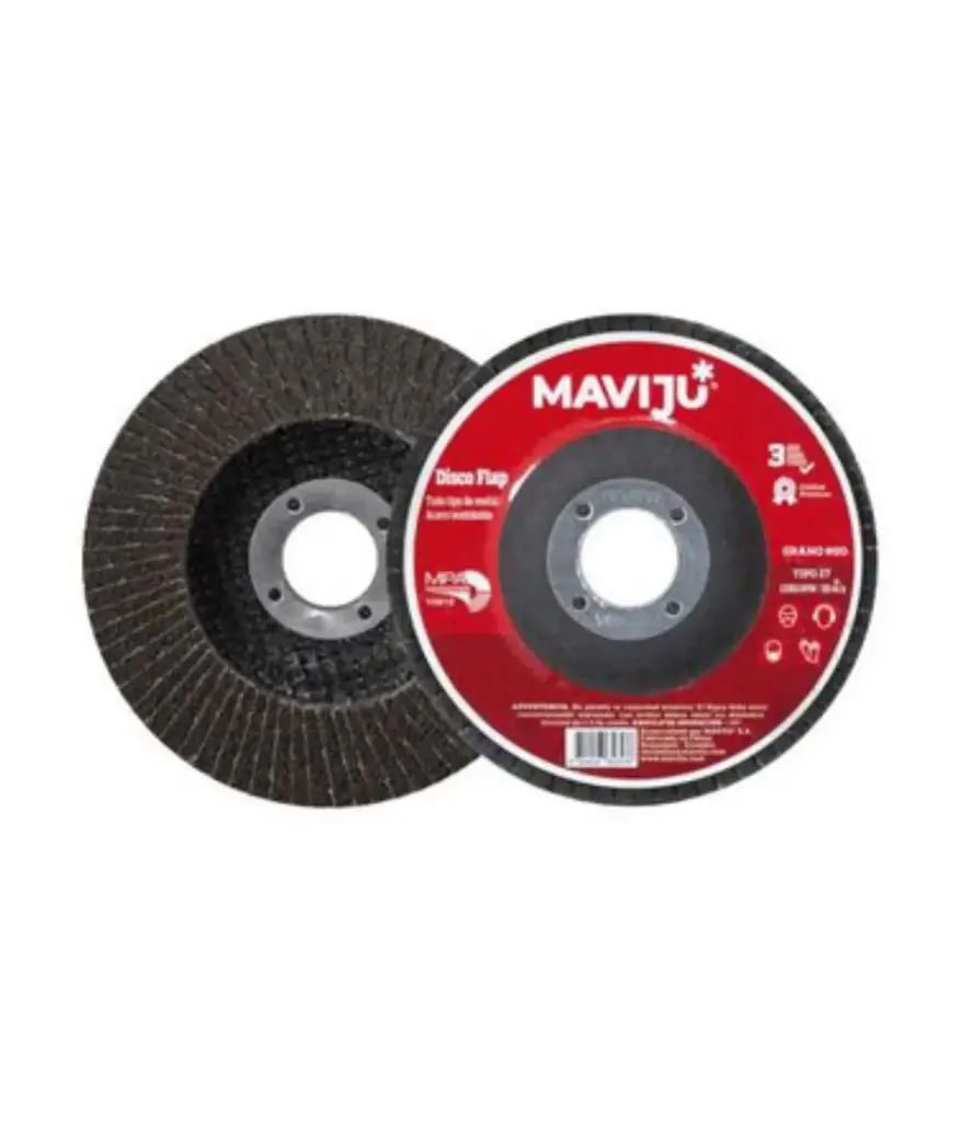 Disco lija FLAP 4 1/2 x 7/8" #40 MAVIJU