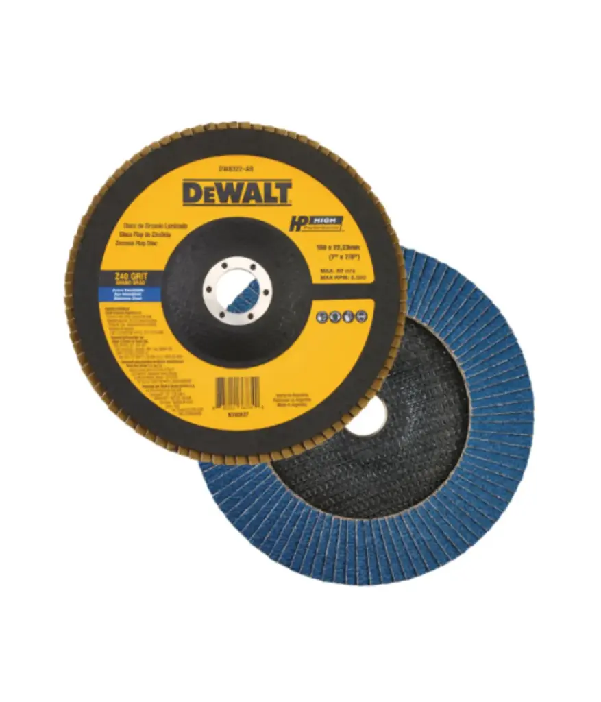 Disco lija FLAP 7"x 7/8" #40 DEWALT (DW8322)