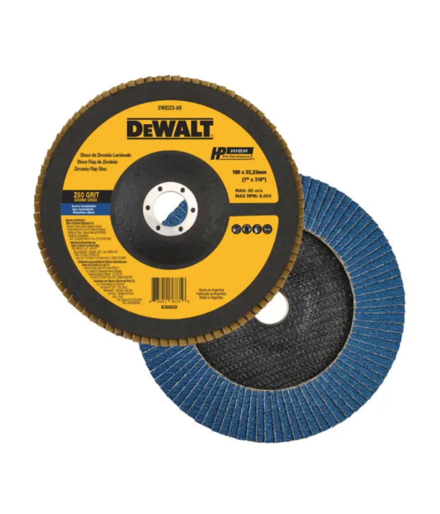 Disco lija FLAP 7"x 7/8" #60 DEWALT (DW8323)