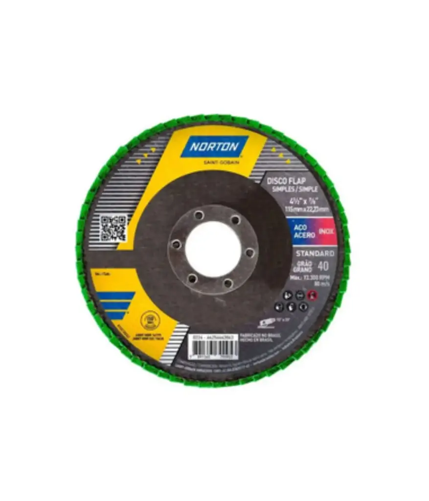 Lija disco # 60 * 4 1/2" Norton