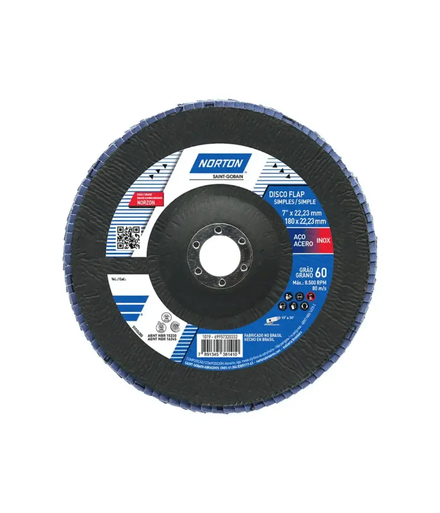 Lija disco # 60 * 7" Norton