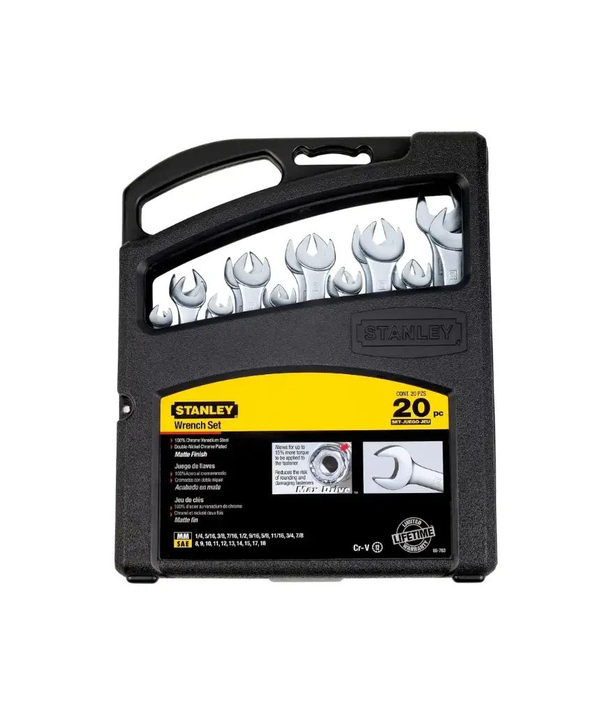 Llave de corona Juego 85-783 (20 Pzas) 8-18 mm/pulg STANLEY