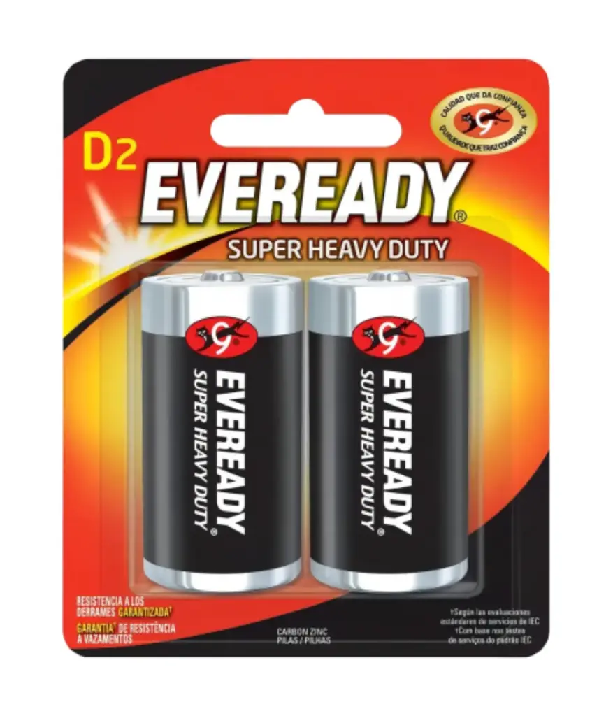 Pila D par Eveready/SONY
