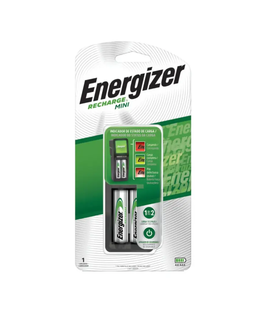 CARGADOR p/pila AA/AAA ENERGIZER MINI