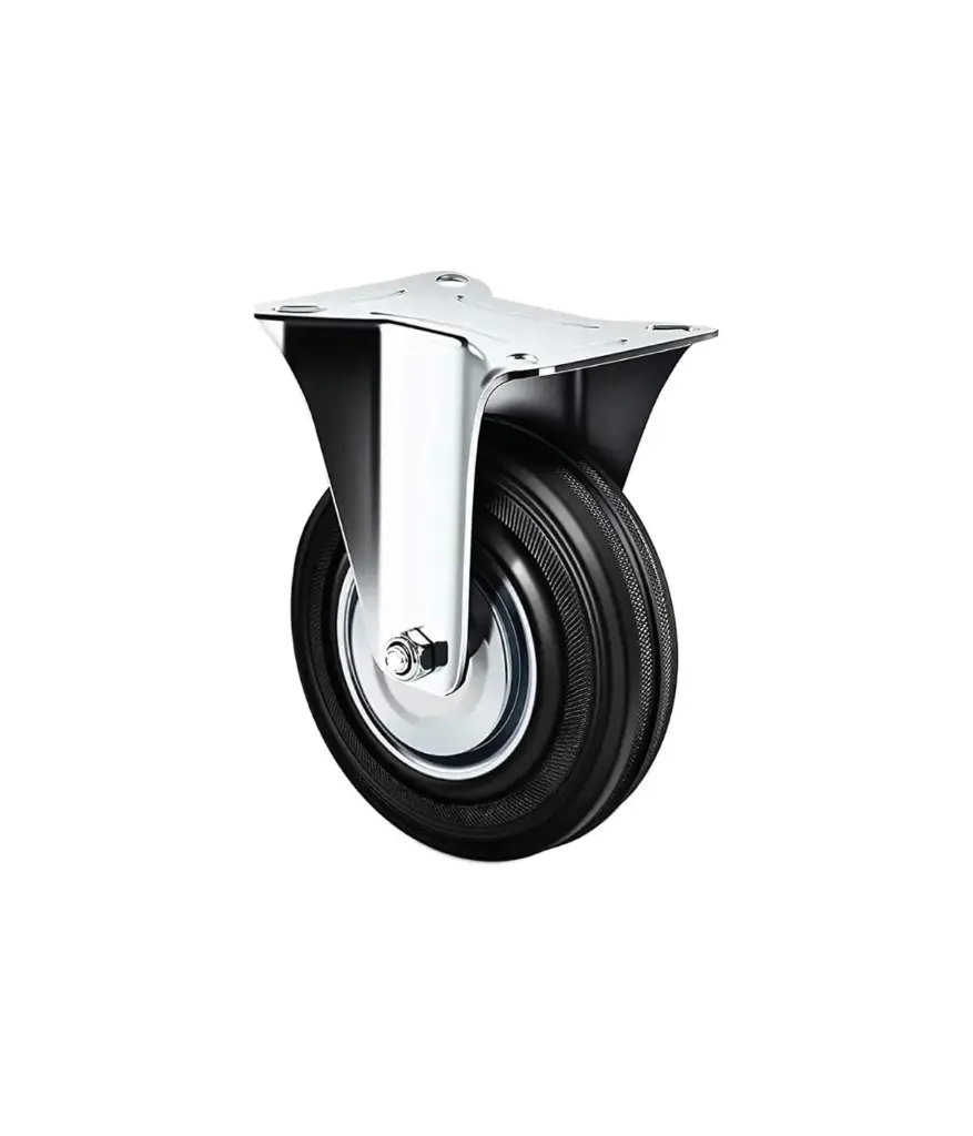 Rueda GIRATORIA antipinchazo 8" c/plataforma (peso max 100kg)