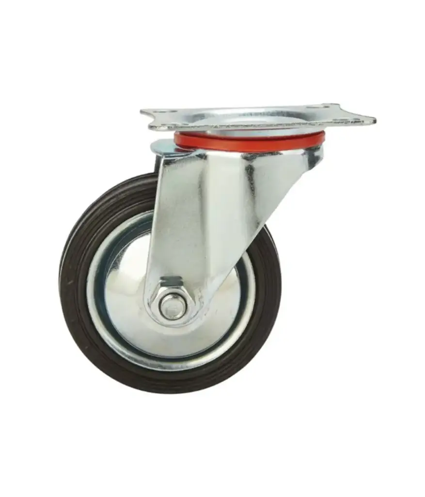 Rueda industrial Giratoria C/Plataf 125mm china - JEM