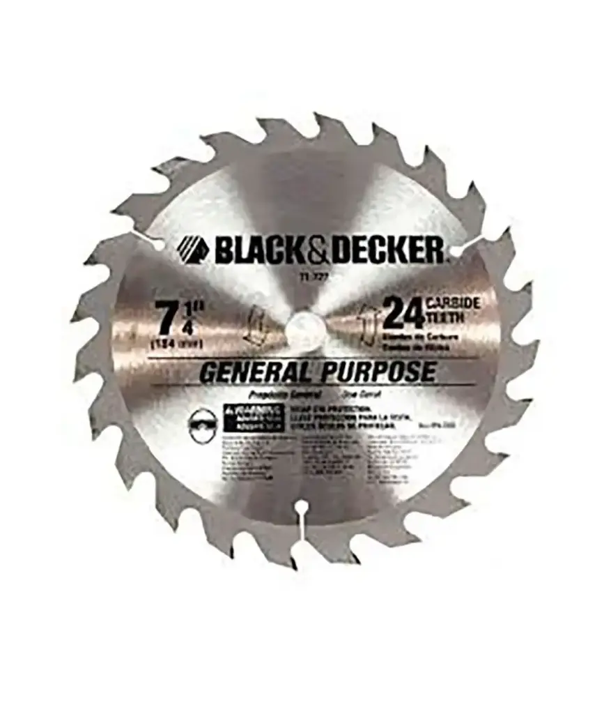 Sierra circular p/madera 7-1/4" 24D  71-727 BLACK & DECKER