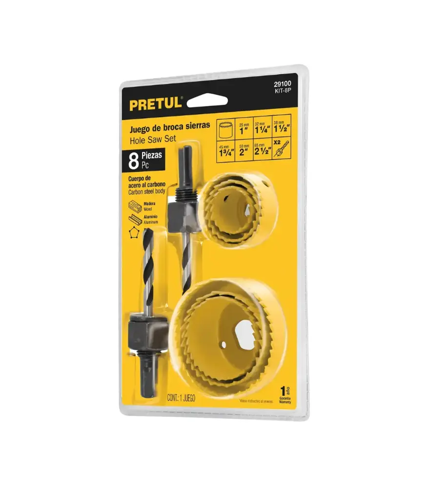 Sierra copa jgo 8 pzas P/MADERA (29100) PETRUL