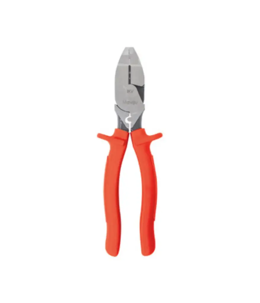 Alicate 9" rojo 1000v +ponchadora MAVIJU (HE040003)