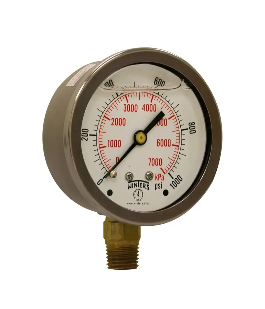 Manometro 1000 PSI glycerina WINTERS