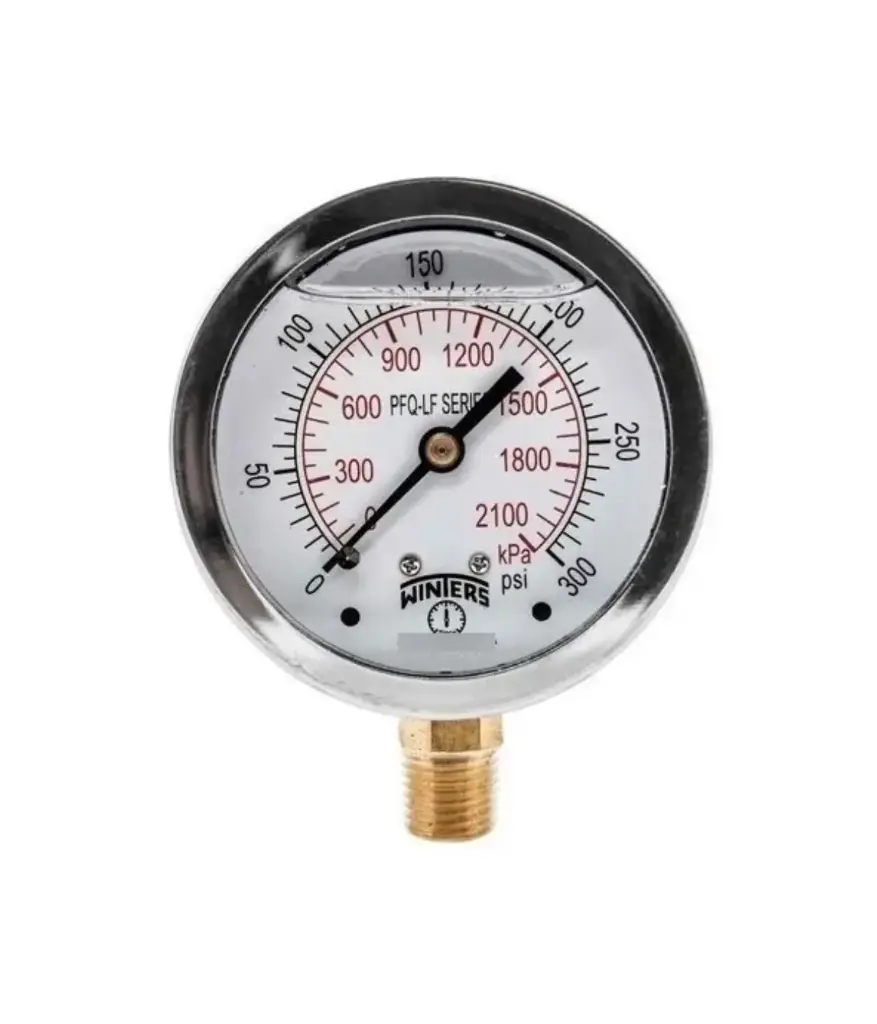 Manometro 300 PSI 1/4" glycerina WINTERS