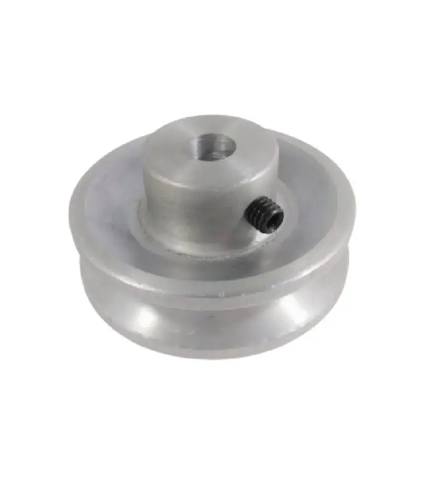 Polea 1 via  2 1/2" de aluminio