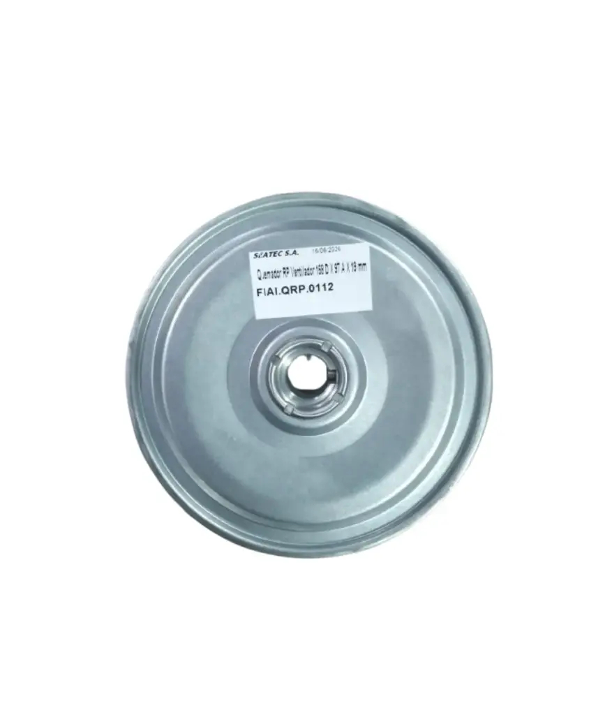 Quemador RP Ventilador 158 D X 97 A X 19 mm eje (Giro izquierdo)