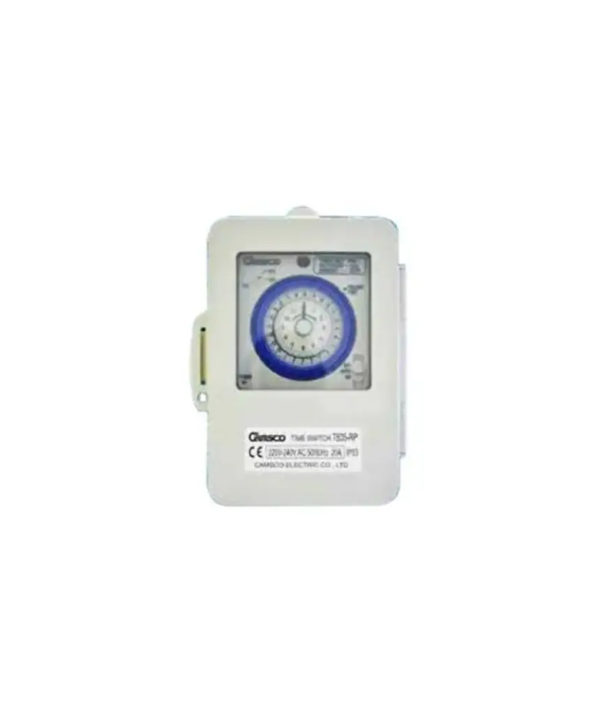 Reloj Timer ANA/24H/100-240 CAMSCO 15a C/BATERIA TB35N-RP