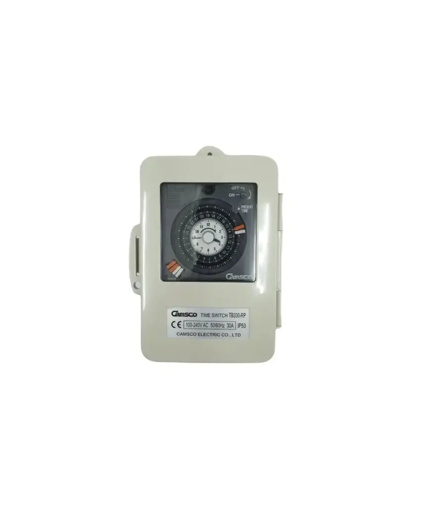 Reloj Timer ANA/24H/100-240 CAMSCO 30A c/bateria (TB330 RP)
