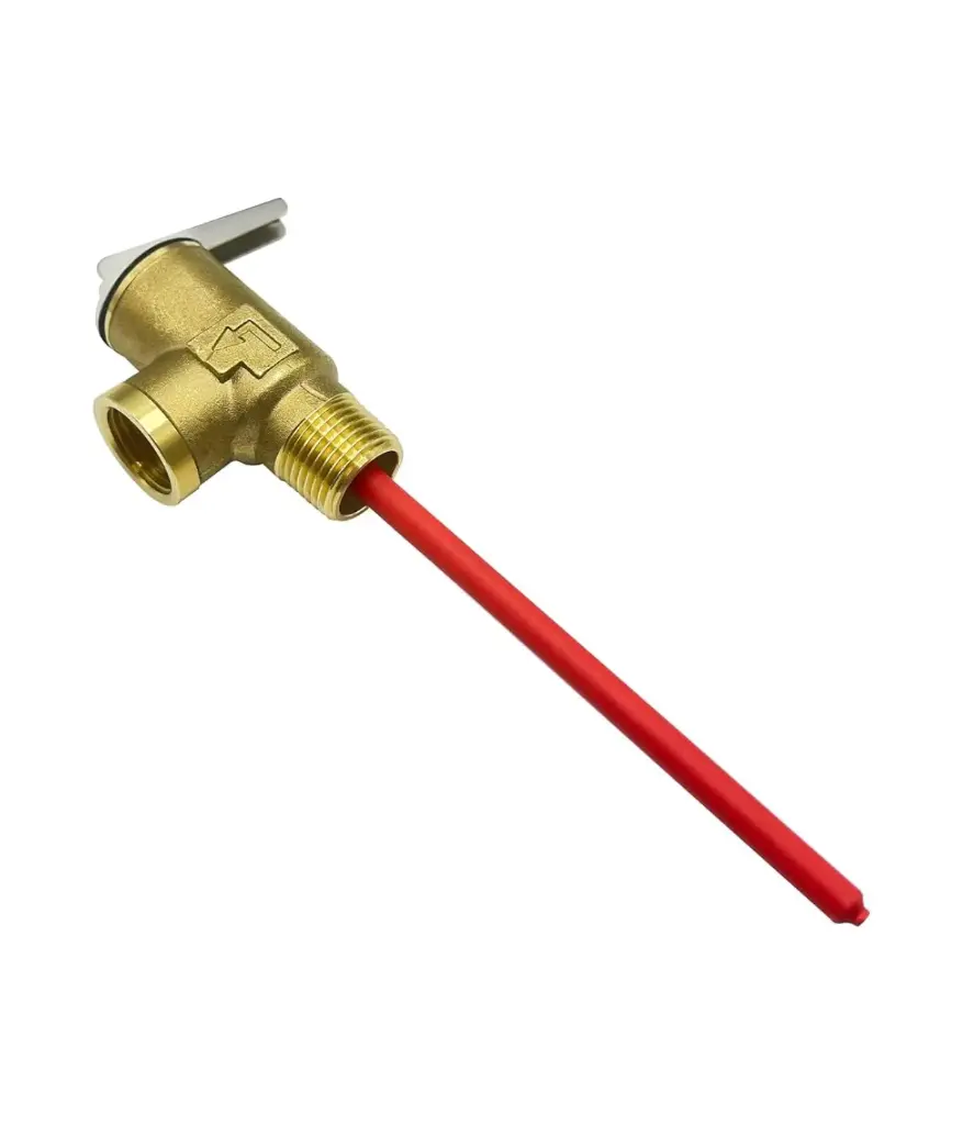 valvula seguridad p/calentad 1/2" x 1/2" 150PSI Camco/con varilla