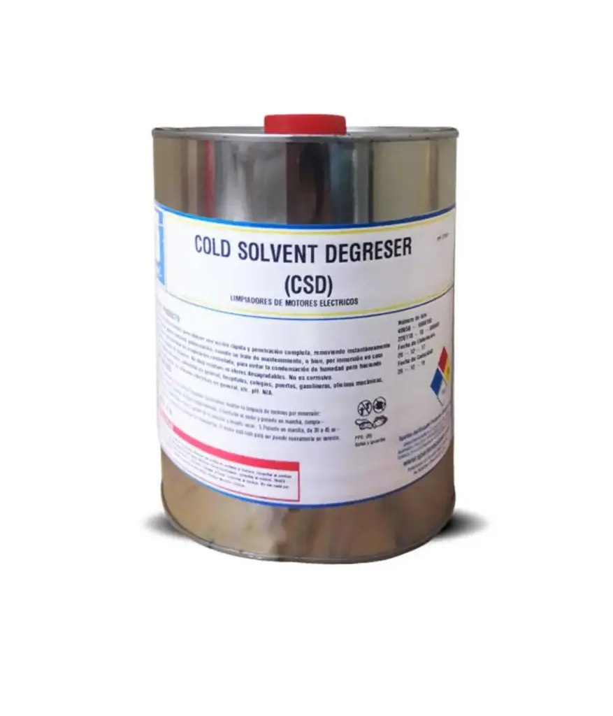 Solvente limpiador p/motores electricos (galon) cold solvent degreaser
