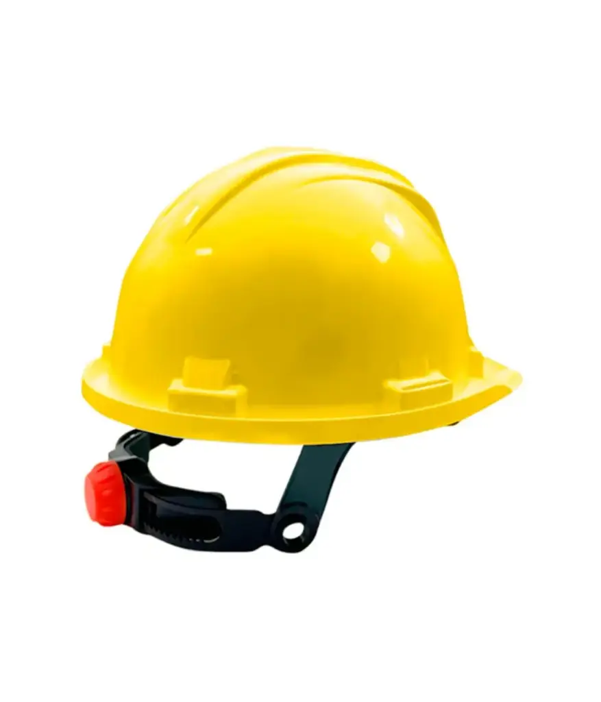 Casco amarillo de seguridad (con arnes) CLIMAX