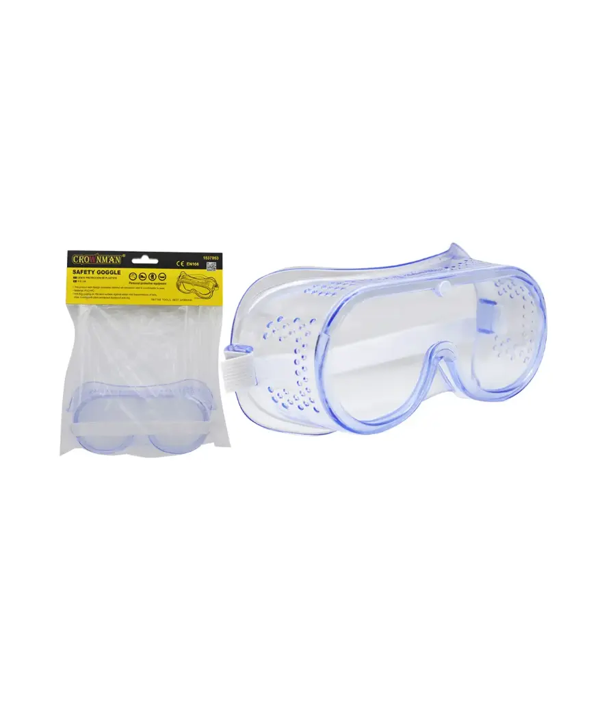 Gafa protectora transparente C/elastico Crownman 1537053